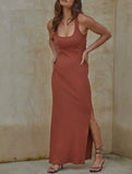 Maia Maxi Dress Rust