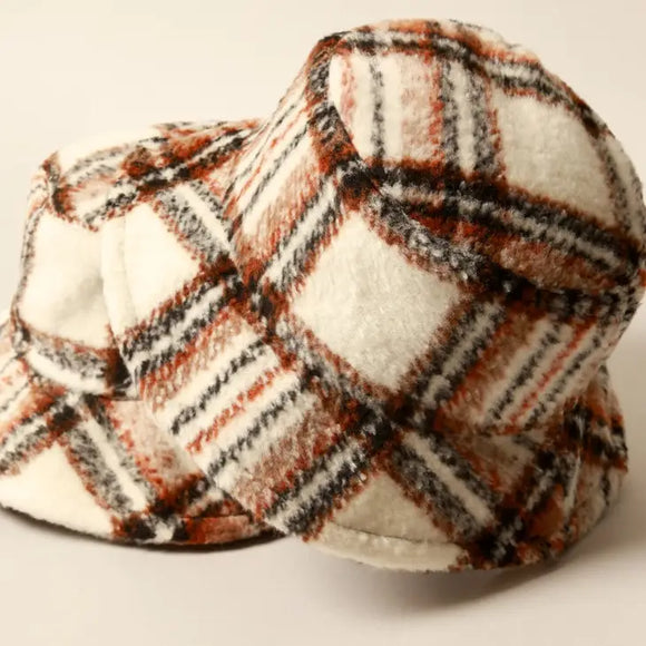 Winter Plaid Bucket Hat